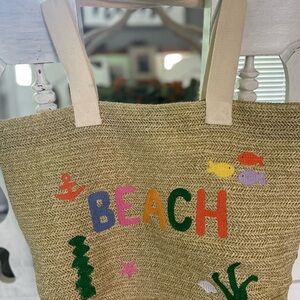 Colorful Beach Tote Bag